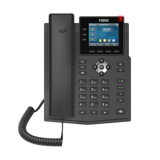 Fanvil X3U Telefon VoIP IPV6, HD Audio, RJ45 1000Mb/s PoE, wyświetlacz LCD FANVIL