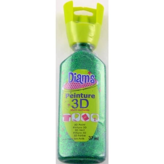 Farba 3D - Diam's - Brokatowa zieleń - 37ml Inna marka