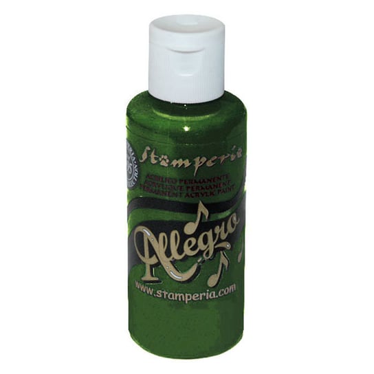 Farba akrylowa, Allegro, zielony żywopłot, 59 ml Stamperia