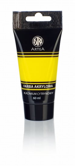 Farba akrylowa Astra Artea tuba 60ml - kadmium cytrynowy Astra