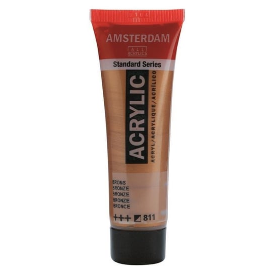 Farba akrylowa, brązowy, 120 ml Talens