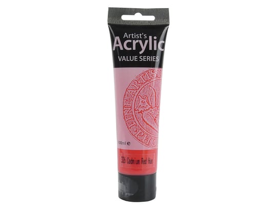 Farba akrylowa, Cadmium Red Hue 326, 100 ml Artist's Acrylic Value Series