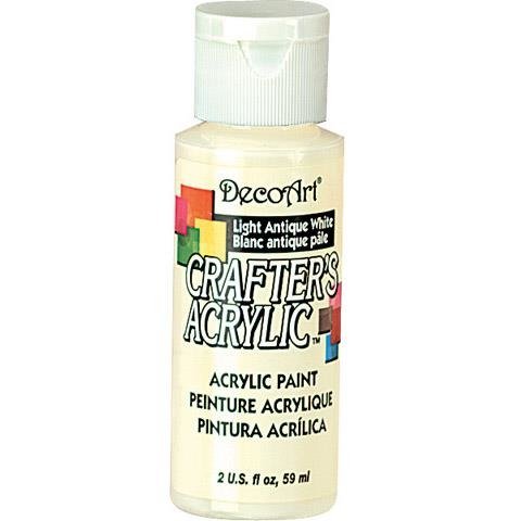 Farba akrylowa Crafter`s Acrylic 59 ml - biel antyczna jasna DecoArt