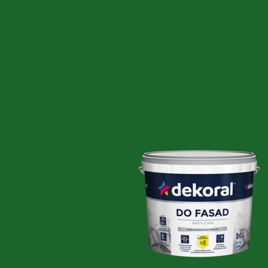 Farba Akrylowa Do Fasad Polinit Zielony 1L Dekoral dekoral