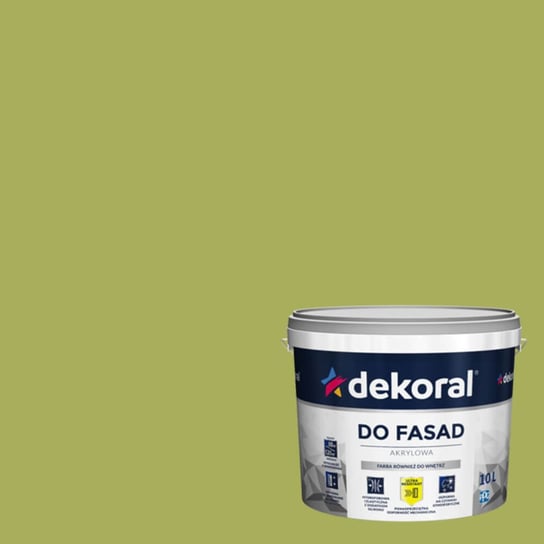 Farba Akrylowa Do Fasad Polinit Zielony Oliwkowy 5L Dekoral dekoral