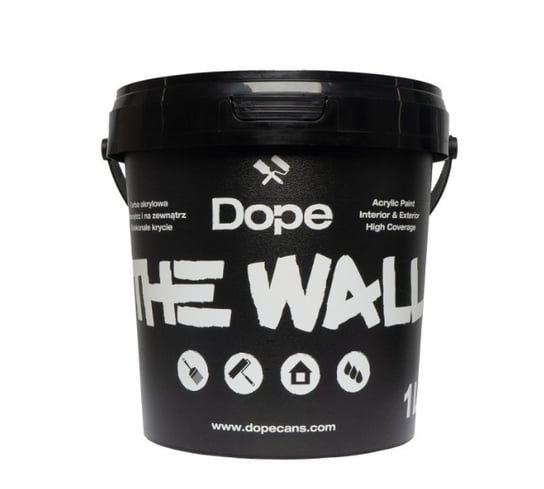 Farba akrylowa Dope the Wall             Pomarańczowa 1L Inna marka