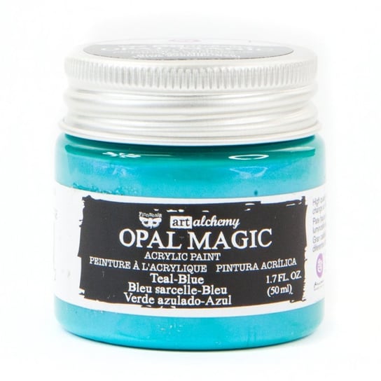 Farba akrylowa Finnabair Art Alchemy - Opal Magic - TEAL-BLUE 50ml Finnabair