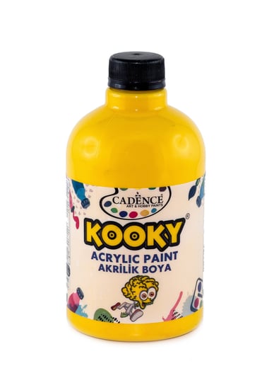 Farba Akrylowa Kooky, Żółta 500Ml Cadence