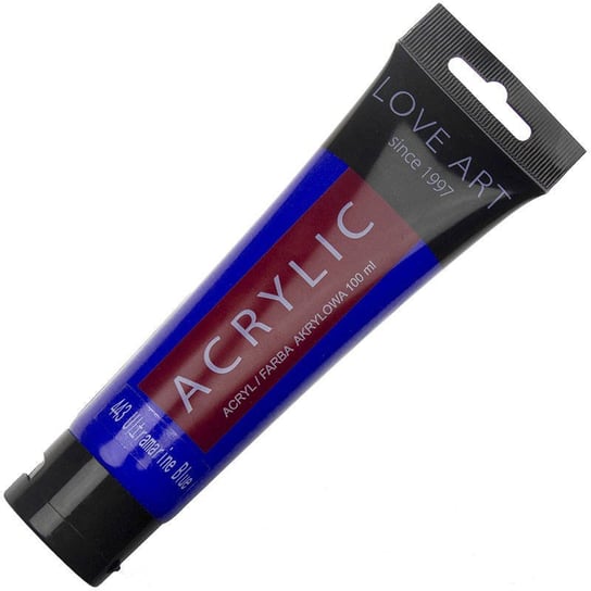 Farba akrylowa LOVEART 100ml ultramarine 443 - ultramaryna Loveart