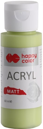 Farba akrylowa Matt, 60ml, zielona kawa, Happy Color Happy Color