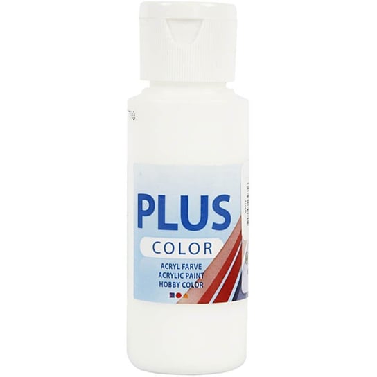 Farba akrylowa, Plus Color, biała, 60 ml Creativ Company