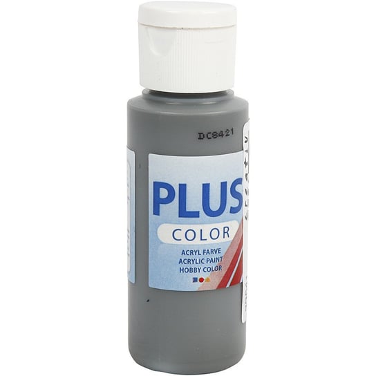 Farba akrylowa, Plus Color, ciemnoszara, 60 ml Creativ Company