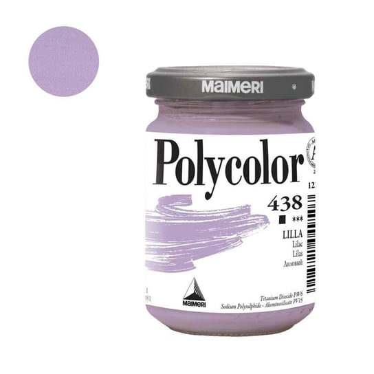 Farba akrylowa POLYCOLOR Maimeri 140ml   438 Lilac Inna marka