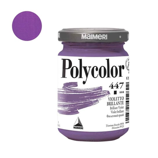 Farba akrylowa POLYCOLOR Maimeri 140ml   447 Brilliant Violet Inna marka