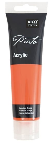 Farba akrylowa, Prato, 100 ml, pomarańczowa Rico Design GmbG & Co. KG