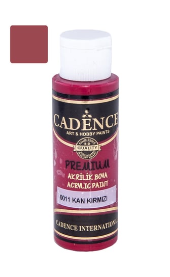 Farba akrylowa Premium 70 ml, krwista Cadence