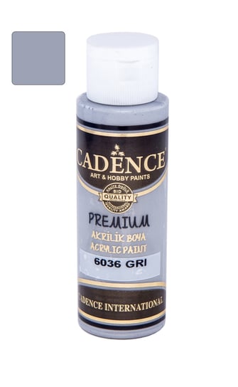Farba akrylowa Premium 70 ml, szary Cadence