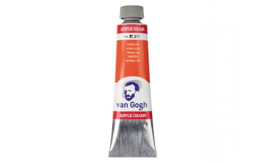 Farba akrylowa, Van Gogh, 40 ml, czerwony, 311 Talens