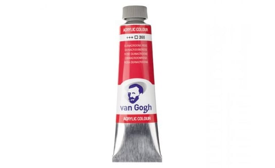 Farba akrylowa, Van Gogh, czerwony 366, 40 ml Talens