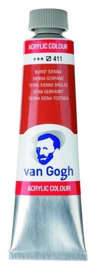 Farba akrylowa, Van Gogh, czerwony 411, 40 ml Talens