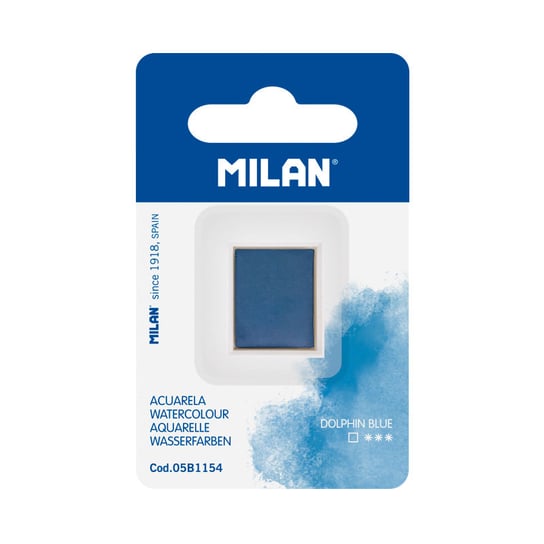 Farba akwarelowa MILAN na blistrze: kolor: błękitny delfin Inna marka