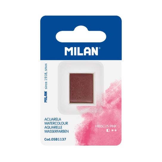 Farba akwarelowa MILAN na blistrze, kolor: róż hibiskusa Inna marka