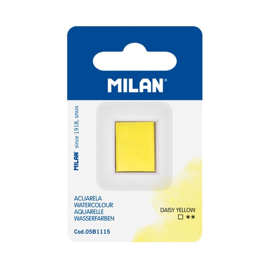Farba akwarelowa MILAN na blistrze, kolor: stokrotkowy żółty Inna marka