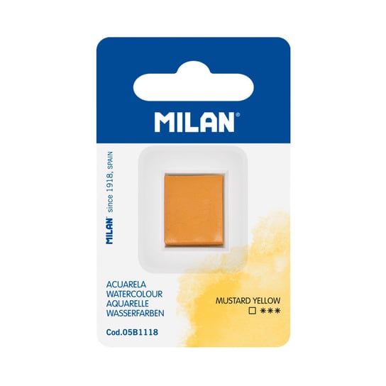 Farba akwarelowa MILAN na blistrze, kolor: tropikalny żółty Inna marka