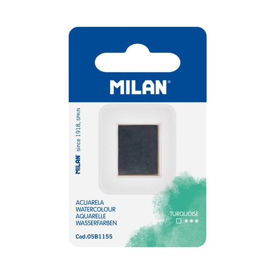 Farba akwarelowa MILAN na blistrze: kolor: turkusowy Inna marka