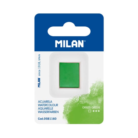 Farba akwarelowa MILAN na blistrze, kolor: zieleń traw Inna marka