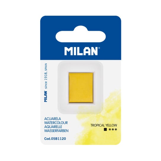 Farba akwarelowa MILAN na blistrze, kolor: żółty mniszek Inna marka