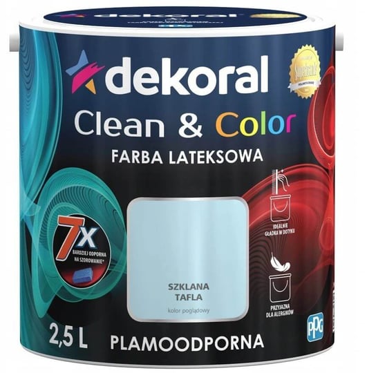 Farba Clean&Color Szklana Tafla 2,5L Dekoral dekoral