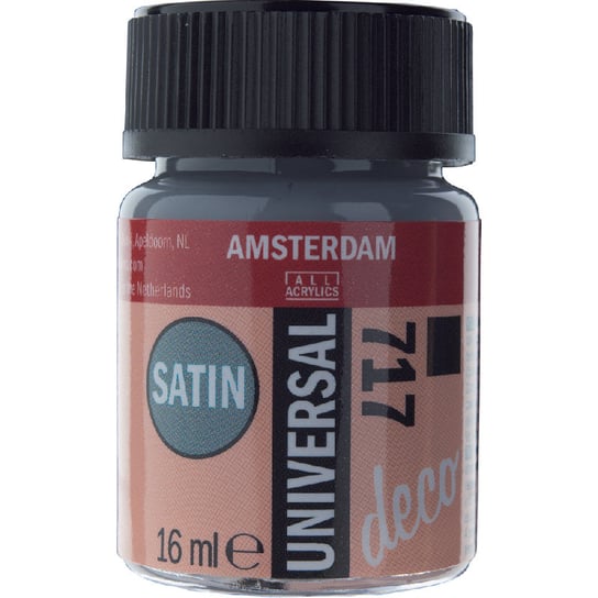 Farba dekoracyjna, Amsterdam Universal Satin, 717 cold grey, 16 ml Talens