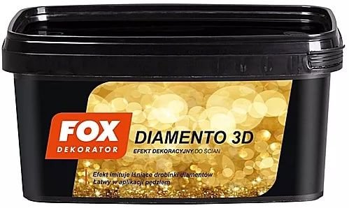 Farba Dekoracyjna Diamento 3D Carbon 1L Fox Fox