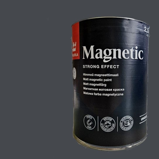 Farba Dekoracyjna Farba Magnetyczna Tikkurila Magnetic Kolor Szary 2,5L Inna marka