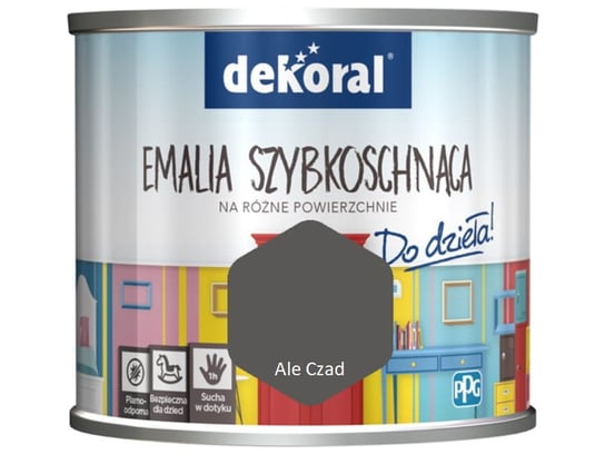Farba Dekoral Akrylux Emalia szybkoschnąca 0,5l Ale Czad dekoral