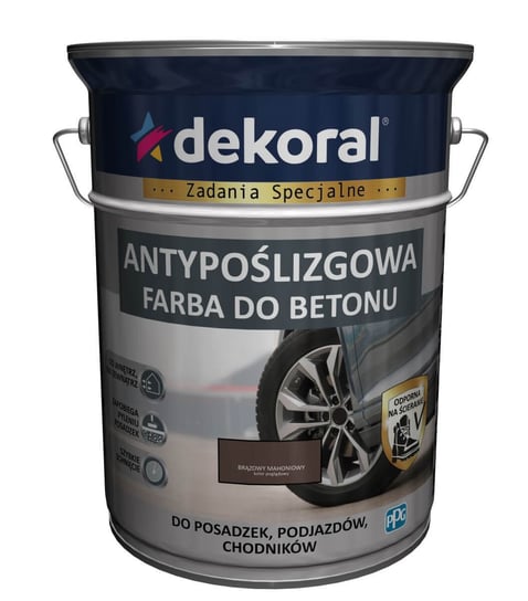 Farba Do Betonu Akrylit B Brązowo-Mahoniowy 0,75L Dekoral dekoral