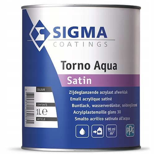 Farba Do Drewna i Metalu Sigma Torno Aqua 2.5L WN Sigma