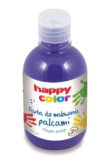 Farba do malowania palcami, fioletowa, 300 ml Happy Color