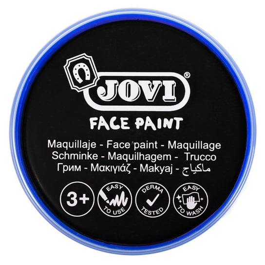 Farba do malowania twarzy 8 ml - czarna Jovi