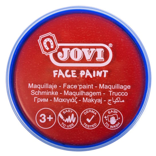 Farba do malowania twarzy 8 ml - czerwona Jovi