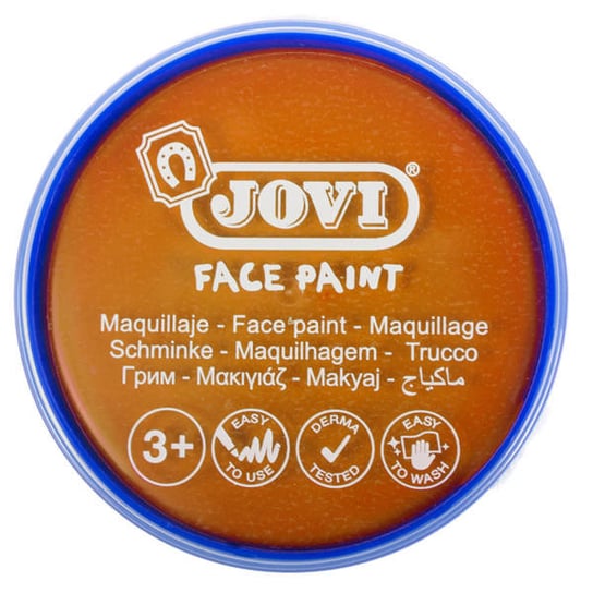 Farba do malowania twarzy 8 ml - pomarańczowa Jovi