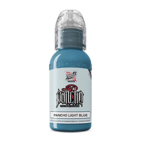 Farba do tatuażu World Famous A.D. Pancho Light Blue, 30 ml World Famous