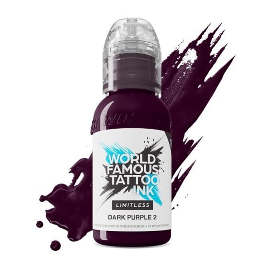 Farba do tatuażu World Famous Dark Purple nr  2, 30 ml World Famous