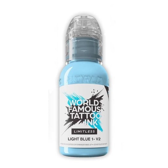 Farba do tatuażu World Famous Light Blue nr 1 v2, 30 ml World Famous