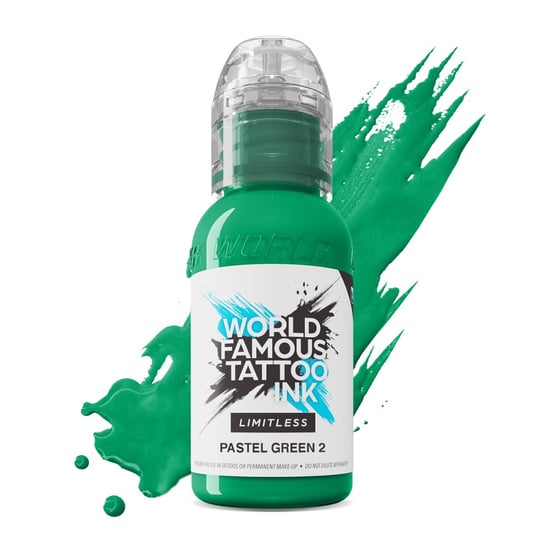 Farba do tatuażu World Famous Pastel Green nr 2, 30 ml World Famous