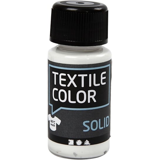 Farba do tkanin ciemnych, 50 ml, biała Creativ Company