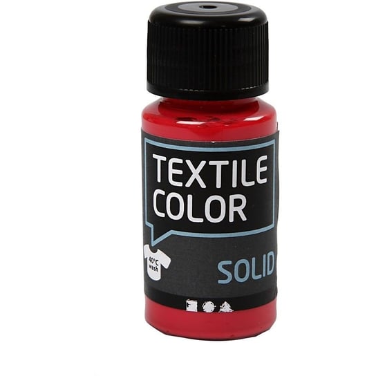 Farba do tkanin ciemnych, 50 ml, czerwona Creativ Company