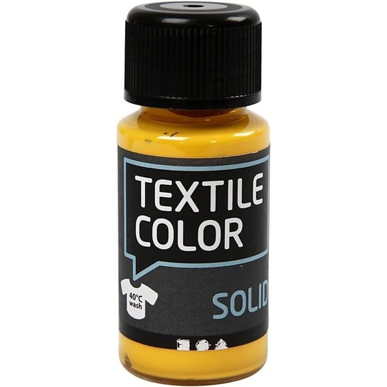 Farba do tkanin ciemnych, 50 ml, żółta Creativ Company