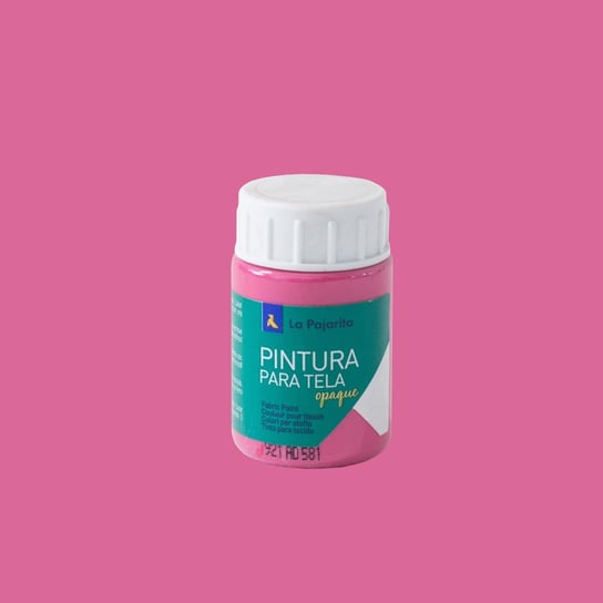 Farba do tkanin  jasnych i ciemnych, 35 ml, Magenta La Pajarita